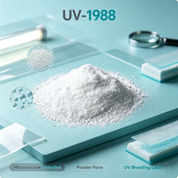 ZHUOTAI UV-1988 (PR25) Absorbeur UV CAS 7443-25-6 Poudre pure à 99% Stabilisateur de lumière Additif anti-jaunissement Plastique PC Shandong