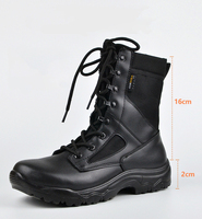 Yakeda – Botas à hauteur de cheville pour homme, bottes de Combat, d'entraînement, de randonnée, de sécurité, respirantes, pour l'extérieur, chaussures d'entraînement