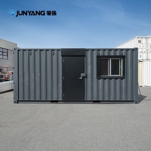 Contenedor de Oficina de 20 Pies de Altura, Modelo High Cube, en Acero Corten Resistente, con Baño y Lavadero Integrados, Superventas - Product Image 2