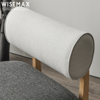 Meubles modernes WISEMAX, chaise de loisir personnalisée, nouveau design moderne avec base en bois, pour salon, vente en gros