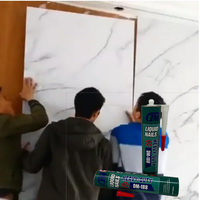 Mastics adhésifs blancs sans clous personnalisés professionnels Silicone SBS colle Construction emballage pour le travail du bois pâte verre-liquide
