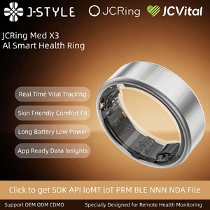 JCRing X3 <span class=keywords><strong>Brevet</strong></span>é 5ATM CFDA CE FCC Reach Anneau d'Exercice Intelligent Enregistrement des Données d'Activité Historique Estimation du VO2Max Programme de Fitness - Product Image 1