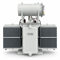 Transformateur de distribution triphasé immergé dans l'huile 11 kV pour réseau d'énergie