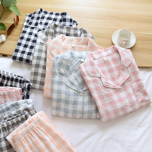 Conjunto de pijama estampado de primavera y verano de <span class=keywords><strong>manga</strong></span> larga con crape de algodón para los amantes de la moda personalizada - Product Image 5