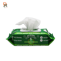 Lingettes pour animaux de compagnie de marque privée jetables pour chien chat petites quantité minimale de commande