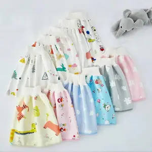 22x43 Inches Wholesale Strong Water Absorption Diaper Pants Soft Baby Cotton Waterproof Washable Diaper Skirt For Kid