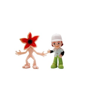 Figura de Peluche de PVC de Piranha de 3.5 Pulgadas, Monstruos de Idiomas Extraños, Modelo para Pastel, Adorno de Escritorio, en Bolsa OPP, 6 Unidades - Product Image 5