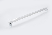 Barre de douche en acier inoxydable C005, nouveau style, design optimal, barre de porte en verre pour salle de bain en alliage de zinc pour hôtels