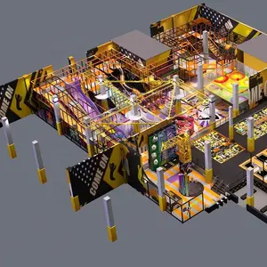 QILONG Kinder-Spielgeräte Labyrinthspiel weiche Indoor-Spielgeräte Kind großer Indoor-Spielplatz kleine Zugrutsche