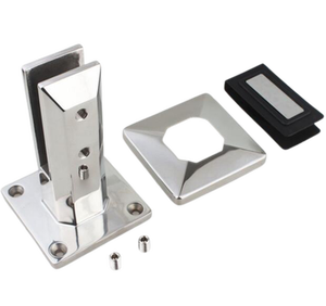 Espigas de vidrio cuadradas de acero inoxidable 304, valla para piscina, abrazadera para espiga, jardín doméstico, escaleras, balaustrada, barandilla, balcón, suelo de vidrio, almeja - Product Image 2