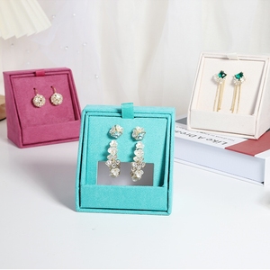 Caja de Embalaje de Joyería de Papel Creativa, Estilo Plegable, Color Macaron, Venta al por Mayor de Cajas de Joyería - Product Image 3
