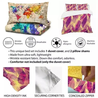 Draps de lit d'hiver personnalisés imprimés à la demande ensemble de literie en gros ensemble pour enfants 3 pièces ensemble de draps de lit Queen Size