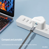Earldom 25W PD Pengisi Daya Cepat USB-C UK PD FAST CHARGER untuk sumsung untuk iphone 15