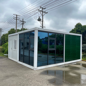 Nhà Sản Xuất Di Động Cabin Đúc Sẵn Tiny Nhà Casa Modular Di Chuyển Glass Nhà Văn Phòng Xây Dựng <span class=keywords><strong>Container</strong></span> Nhà - Product Image 2