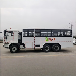 <span class=keywords><strong>Camion</strong></span> de transport de personnel tout-terrain SHACMAN 6x4 neuf d'usine, <span class=keywords><strong>camion</strong></span>-camping-car à transmission intégrale, véhicule de transport de personnel - Product Image 5