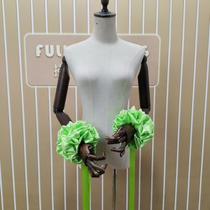 زي رقص نسائي للبالغات FLHY-05 لمسابقات الرقص الاحترافية بأكمام منسدلة مصنوع من البوليستر لأداء المسرح - Product Image 4