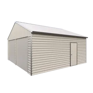 SG2119-H250-2ER/H Galvanized Metal Garage Industrial shed design steel structure garages for car parking