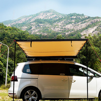 Tente latérale de toit de voiture tout-terrain portable en aluminium de haute qualité avec extension de secteur pour l'extérieur