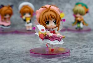 ฟิกเกอร์8ชิ้น/เซ็ต Card,หุ่นการ์ตูนซากุระ <span class=keywords><strong>Kinomoto</strong></span> Daidouji Tomoyo Li Syaoran - Product Image 3