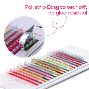 Extensions de <span class=keywords><strong>cils</strong></span> pré-fabriquées Green Spikes Lashes, effet mouillé mat 5D, <span class=keywords><strong>cils</strong></span> floraux en forme de fleur, <span class=keywords><strong>cils</strong></span> jaunes effilés, bouquets de <span class=keywords><strong>cils</strong></span> - Product Image 2