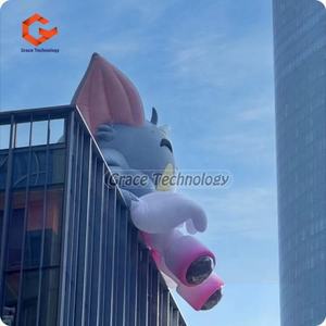 Iluminación LED inflable Tom Cat mascota de dibujos animados personaje de <span class=keywords><strong>película</strong></span> inflable gigante para decoración exterior - Product Image 2