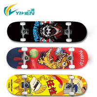 Monopatín de arce chino de 9 capas para niños, patineta de madera kick board para niños en venta