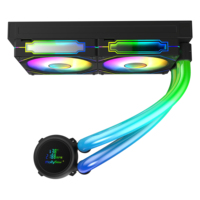 Refroidisseur d'eau CPU haute performance 240MM rvb ordinateur CPU radiateur ARGB ventilateur affichage température liquide refroidisseur pour ordinateur CPU