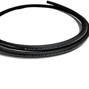 Meest Populaire Hydraulische Rubberen Slangen Hogedrukslangen Zwarte Oliepijpslang Voor <span class=keywords><strong>Manuli</strong></span> - Product Image 4