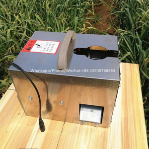 Électrique En Acier inoxydable Vert <span class=keywords><strong>Ail</strong></span> Coupant Les Racines Machine - Product Image 4