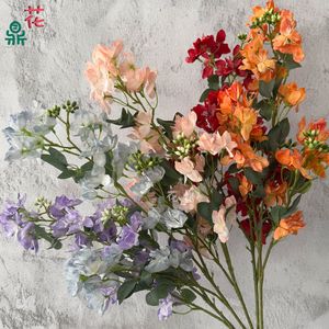Flores Artificiales de Seda, Rama Individual, Decoraciones para Bodas, Arreglos Florales Hechos a Mano para Pasillos y Arcos - Product Image 1