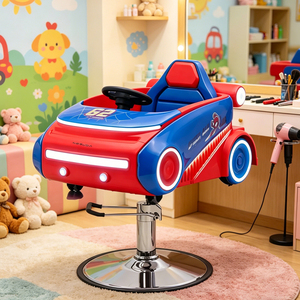 Nouveau modèle de salon de <span class=keywords><strong>coiffure</strong></span> - Siège en forme de voiture de dessin animé pour enfants pour la coupe de cheveux - Chaise de <span class=keywords><strong>coiffure</strong></span> - Product Image 2