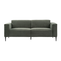Canapé sectionnel gonflable convertible 2 places inclinable avec massage, design moderne, pieds en métal, idéal pour appartement, entrée, sous-sol, salon
