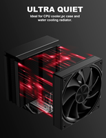 Ventilateur PC silencieux 120 mm PWM, ventilateur de boîtier haute performance pour ordinateur