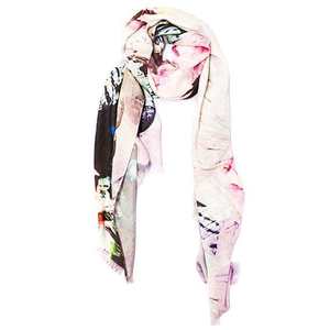Scialle in cotone leggero di bambù stampato traspirante e morbido per le donne musulmane in primavera e in autunno turbanti stile dalla Malesia - Product Image 1