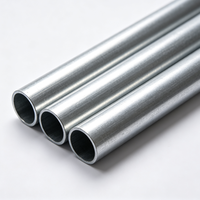 Tuyau en acier rond galvanisé à chaud 33,7-60,3 mm pour poteau de portail et clôture de périmètre
