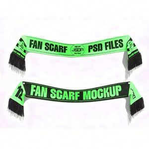 Bufanda de Fanático con Diseño Personalizado, Impresión de Logotipo Personalizado para el Evento de Fútbol 2026 en Norteamérica, Regalo Promocional, Venta al Por Mayor - Product Image 1