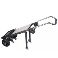Chariot électrique pliable de qualité supérieure pour monter les escaliers, poignée ergonomique, acier inoxydable, fonte, 2 roues pour un confort optimal