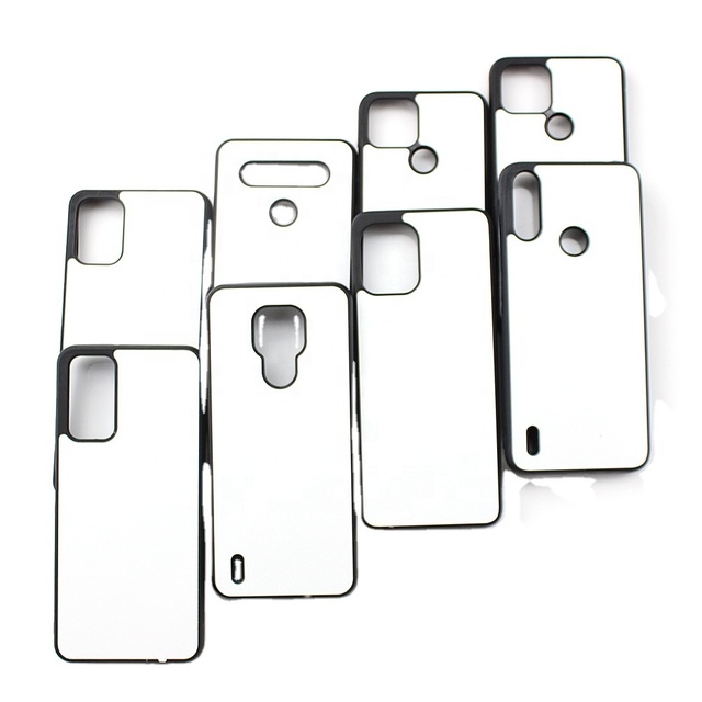 2D Sublimation TPU Phone Case With Aluminum Sheet Mobile Cover Blank Sublimation Phone Case for LG Series