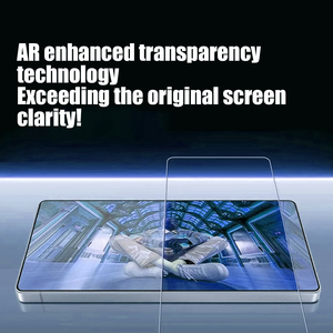 Protection d'écran en verre trempé anti-reflet AR pour iPhone 17 Pro Max/17 Air, étiquette blanche, luminosité ultra-élevée, transmission de 96 % - Product Image 3
