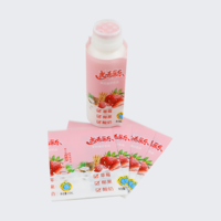 Vente flash - Étiquette thermorétractable en plastique personnalisée, résistante à l'eau, en PVC OPP, pour bouteilles d'eau, de boissons et de jus
