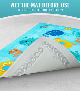 Alfombrilla de Baño Antideslizante con Diseño de Puntos y Ventosas para Bebés, con Advertencia de Temperatura, para Baños de Casa u Hotel - Product Image 2