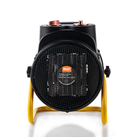 Ventilateur chauffant portable 2000W à faible bruit avec protection contre la surchauffe, chauffage rapide pour la maison, l'atelier, le bureau, le garage R.1408
