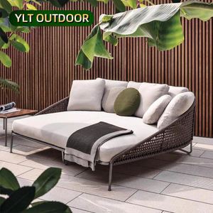 Lit <span class=keywords><strong>de</strong></span> jour <span class=keywords><strong>de</strong></span> plage personnalisé haut <span class=keywords><strong>de</strong></span> gamme lit <span class=keywords><strong>de</strong></span> <span class=keywords><strong>soleil</strong></span> en corde tissée en aluminium ensemble <span class=keywords><strong>de</strong></span> mobilier d'extérieur près <span class=keywords><strong>de</strong></span> la piscine étanche jardin chaises longues chaise canapé - Product Image 1