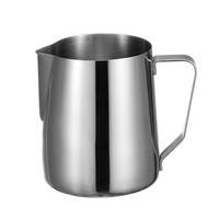 Pichet à lait pour espresso en acier inoxydable, carafe à lait pour latte art avec marquage de mesure