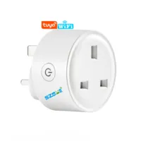 MYQ Wireless UK Wand-Timer-Buchse Alexa Wifi-Fernbedienung Tuya Home Power Mini Elektrik 10a 220V Smart Plug