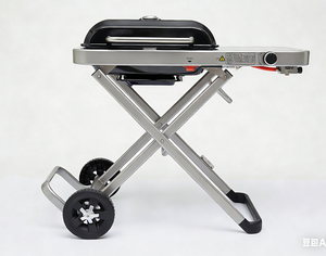 <span class=keywords><strong>Barbecue</strong></span> au gaz propane portable breveté avec couvercle luxueux, moderne et haut de gamme pour l'extérieur, la terrasse, le jardin et le camping - Product Image 1