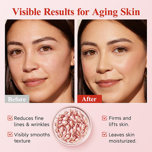 Gezichtscapsules Met Vitamine E En Laagmoleculaire Collageen Anti-Aging Verminderen Rimpels Stevig En Lift Behoudt Vocht - Product Image 6