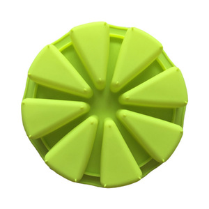 Moule à pizza rond en silicone antiadhésif, résistant à la chaleur, écologique et jetable, pour gâteaux en tranches, outil de cuisson DIY - Product Image 5