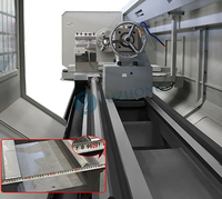 Tour à fileter les tuyaux CNC pour tuyaux de 50 à 193 mm avec alésage de broche de 206 mm, mandrin à 3 mors de 500 mm et moteur principal de 11 kW - Luzhong