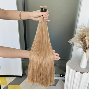 #27 capelli biondi miele alla rinfusa 100% extension di capelli umani vergini non trasformati - Product Image 3